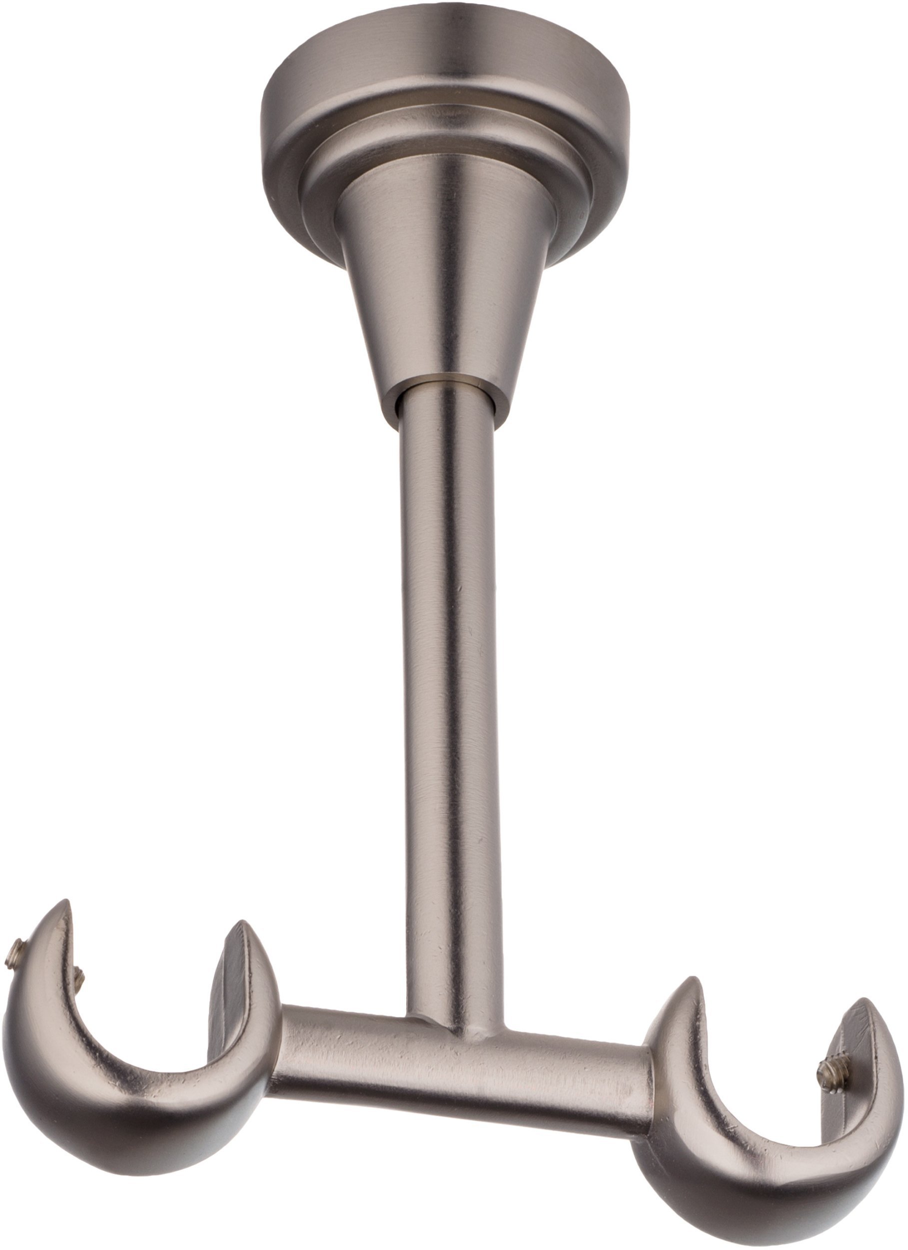CURTAIN ROD BRACKET CEILING D16 MAT CHR
