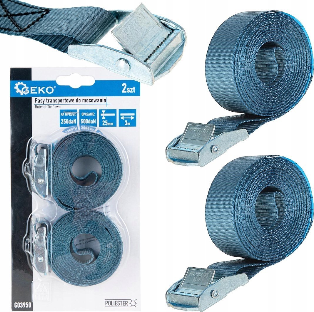 Pasy transportowe do mocowania 25mmx3m 500kg 2szt. (20/100)
