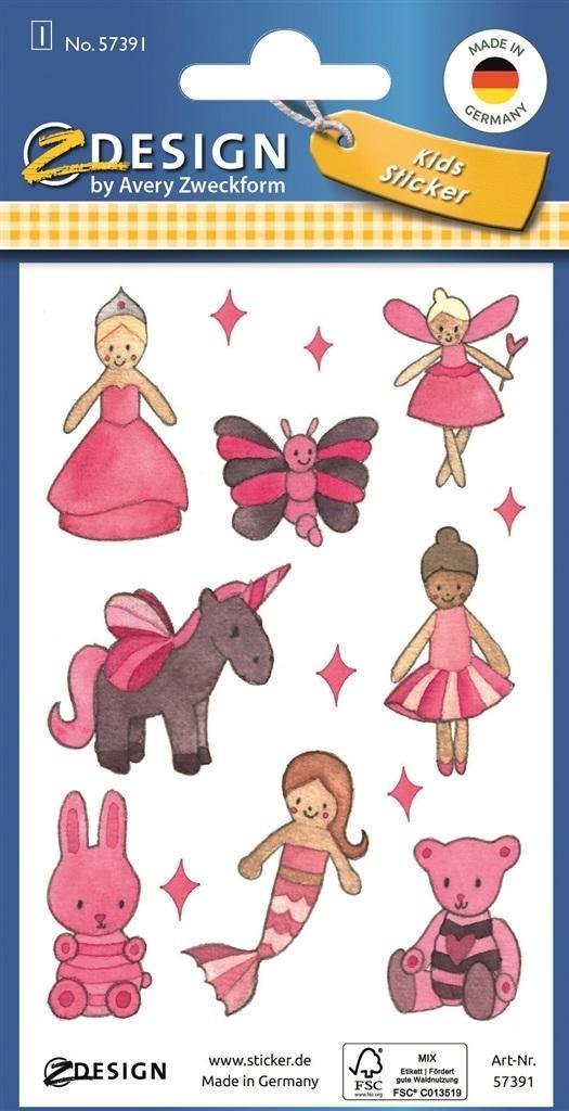 ProNice Brokatowe naklejki - Dla dziewczynki