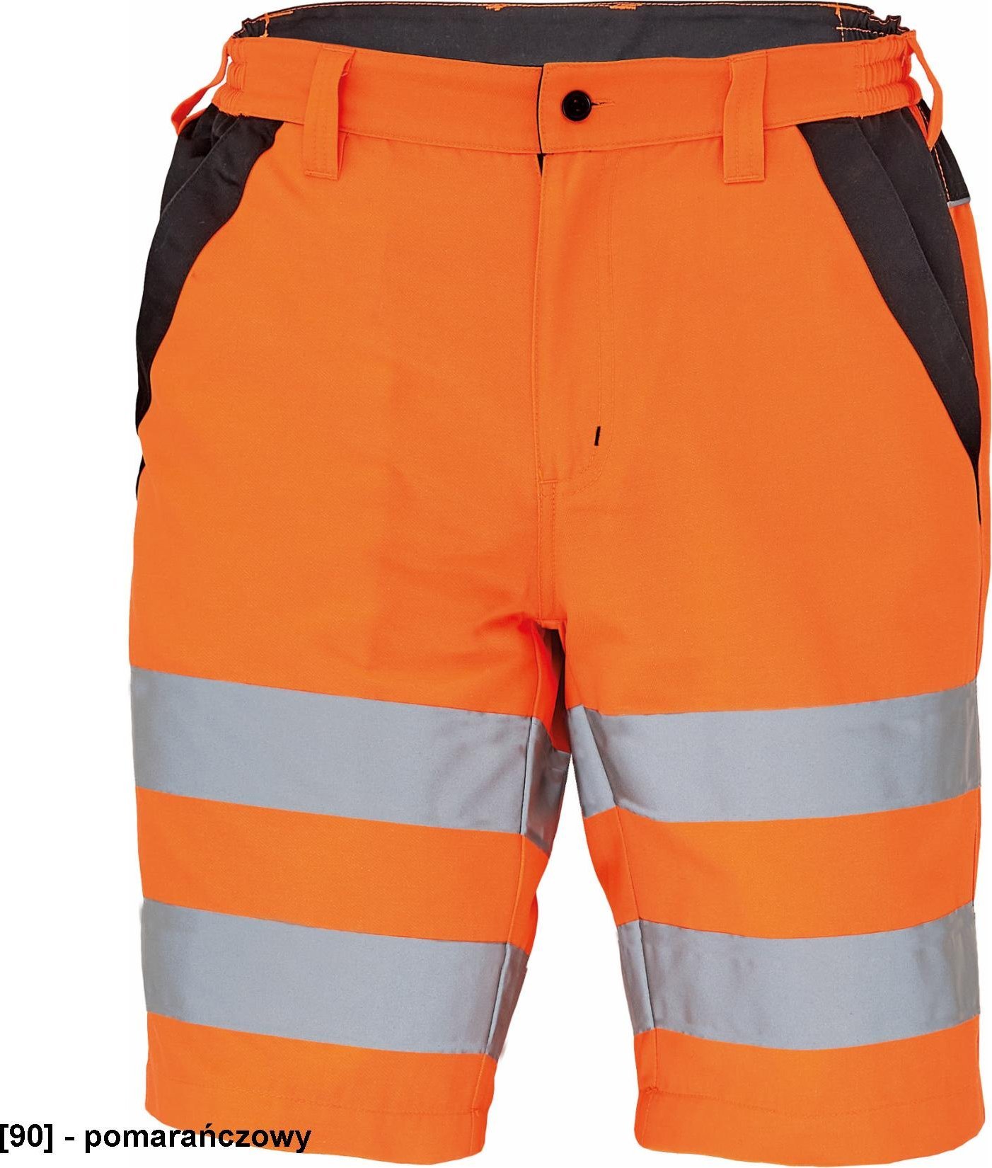 CERVA MAX VIVO HV - spodenki - pomarańczowy 44