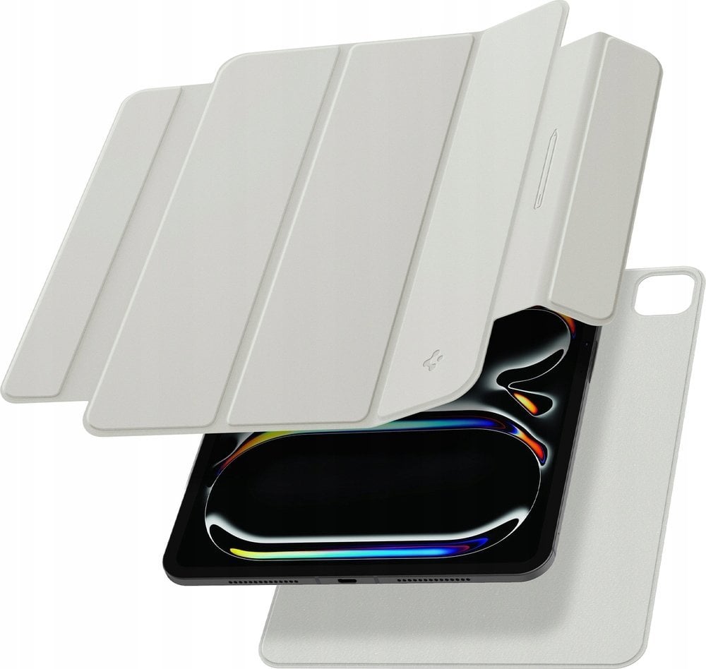 Etui na tablet Spigen Air Skin Folio OneTap, gray - iPad Pro 13" 2024