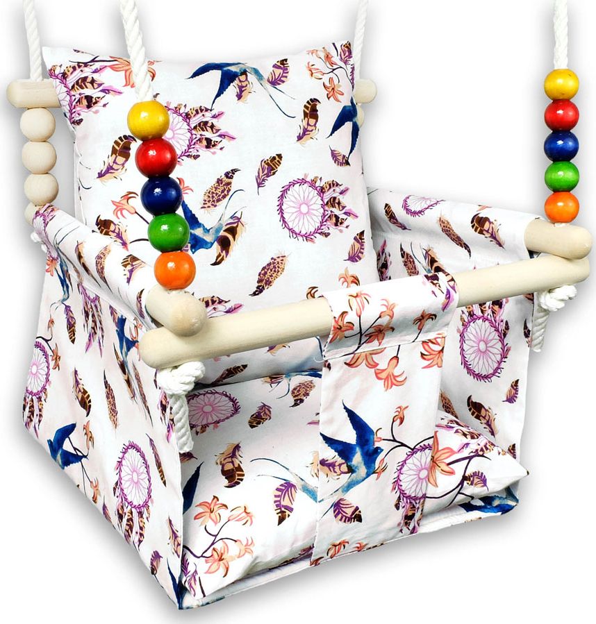 Huśtawka Elior Kubełkowa huśtawka dla dziecka jaskółki - Holia