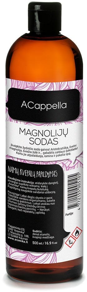 Namų kvapo papildymas ACappella Magnolijų sodas, 500 ml