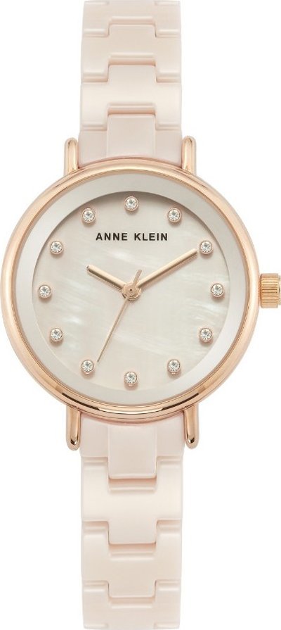 Zegarek Anne Klein Zegarek damski Anne Klein AK-3312LPRG beżowy