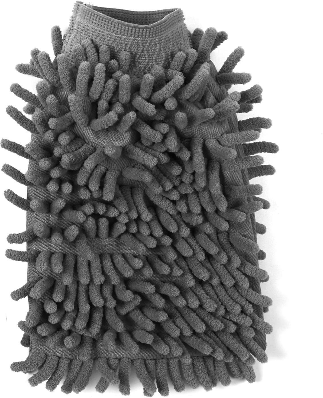 INTESI RĘKAWICA Z MIKROFIBRY DO KURZU SZARA