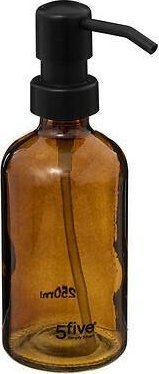 Dozownik do mydła 5five Dozownik na mydło w płynie, szkło, 250 ml