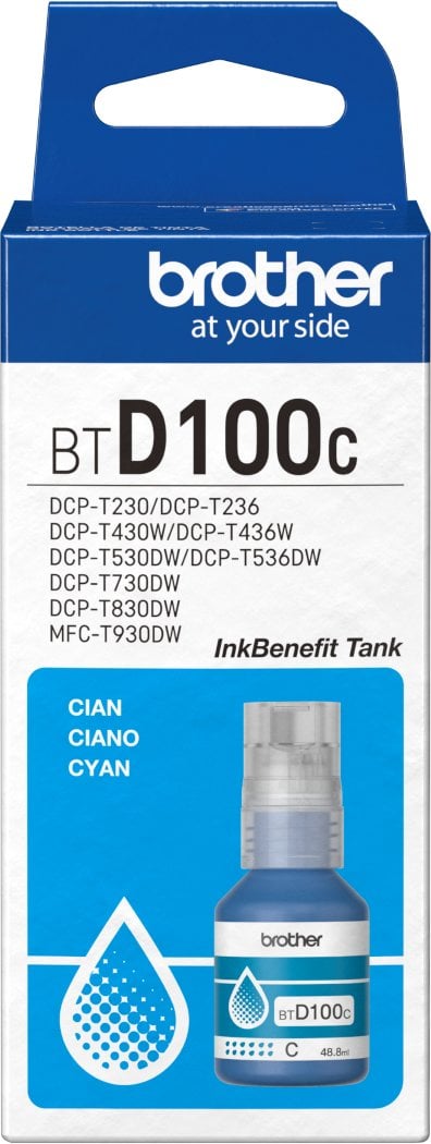 Brother BTD100C | Ink Bottle | Cyan