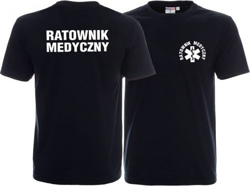 LPP - Promostars Koszulka męska RATOWNIK MEDYCZNY granatowa