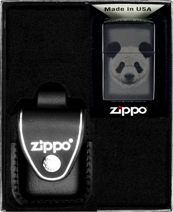 Zestaw ZIPPO Zapalniczka PANDA DESIGN Prezentowy No3