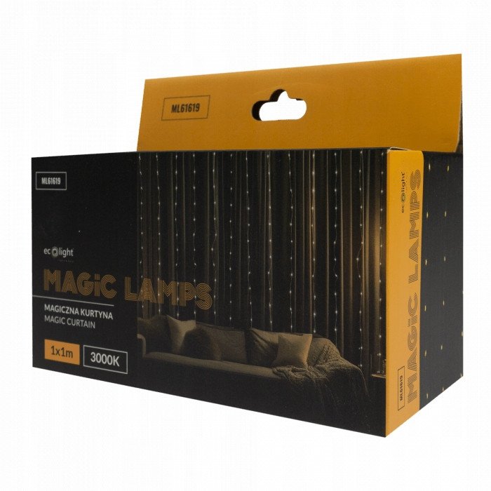 Magiczna kurtyna 100led 1mx1m 3000K,DC5V