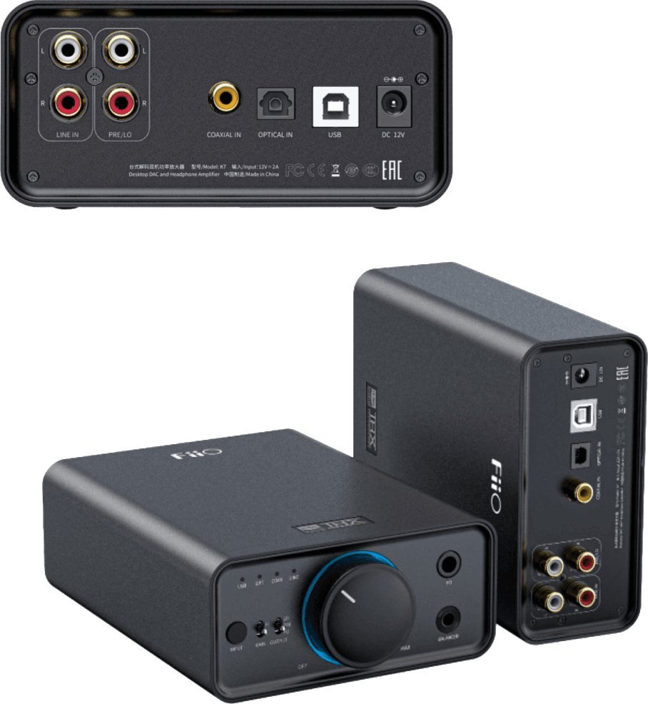 Wzmacniacz słuchawkowy FiiO Tranzystorowy K7