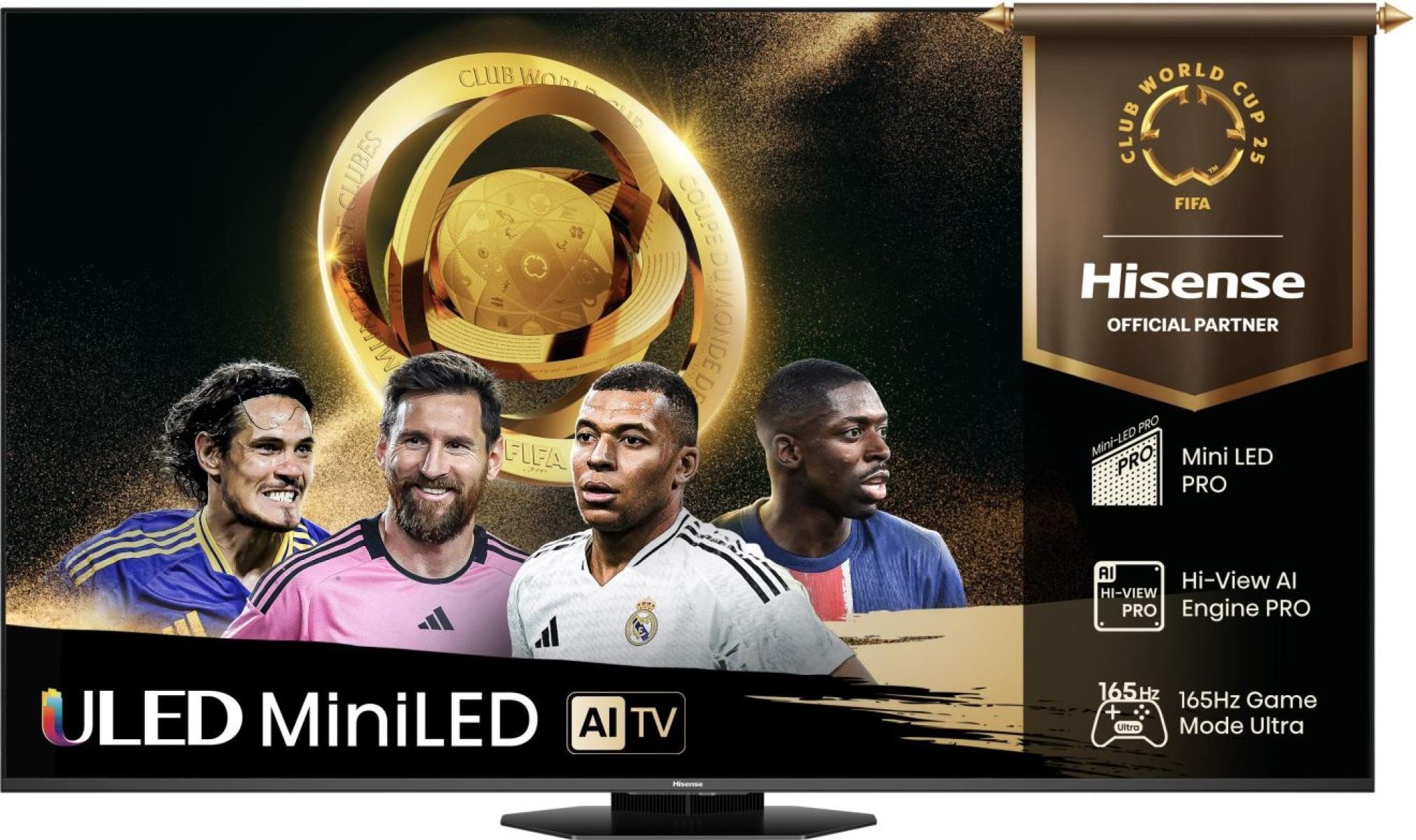 Hisense U8Q 55'' 4K UHD ULED Mini LED melna - Televizors 55U8Q (6942351419220)