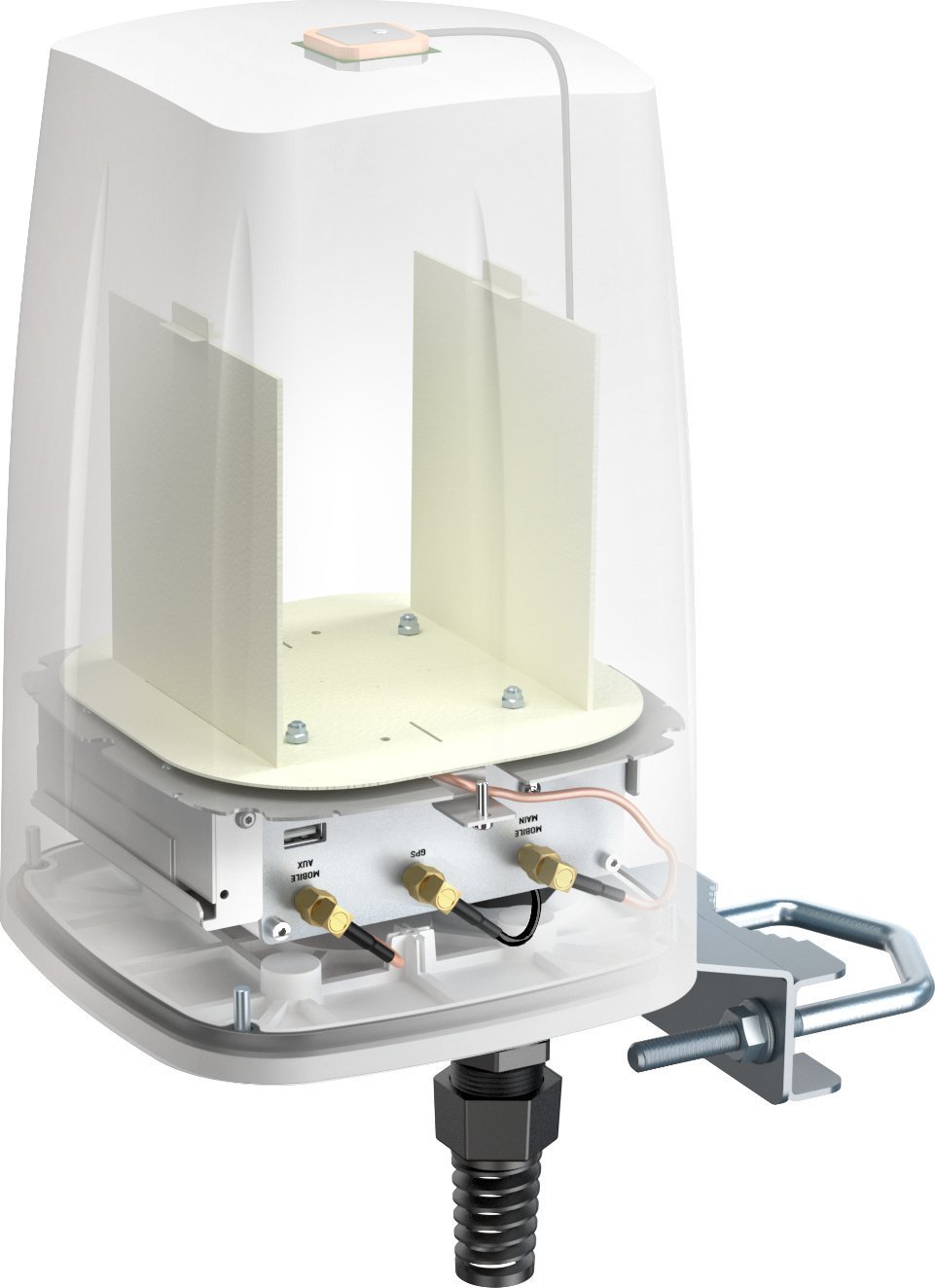 Antena QuWireless QuWireless QuSpot AX09S | Antena LTE + GPS | dla Teltonika RUTX09