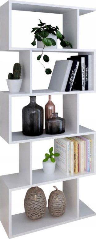 Elior Biały regał do sypialni i salonu - Aristo 4X