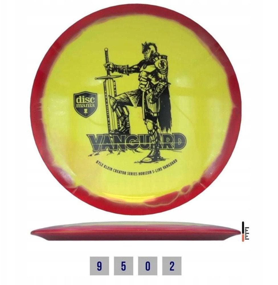 Discgolf DISCMANIA Fairway Driver S-LINE HORIZON VANGUARD Yellow/Red 9/5/0/2