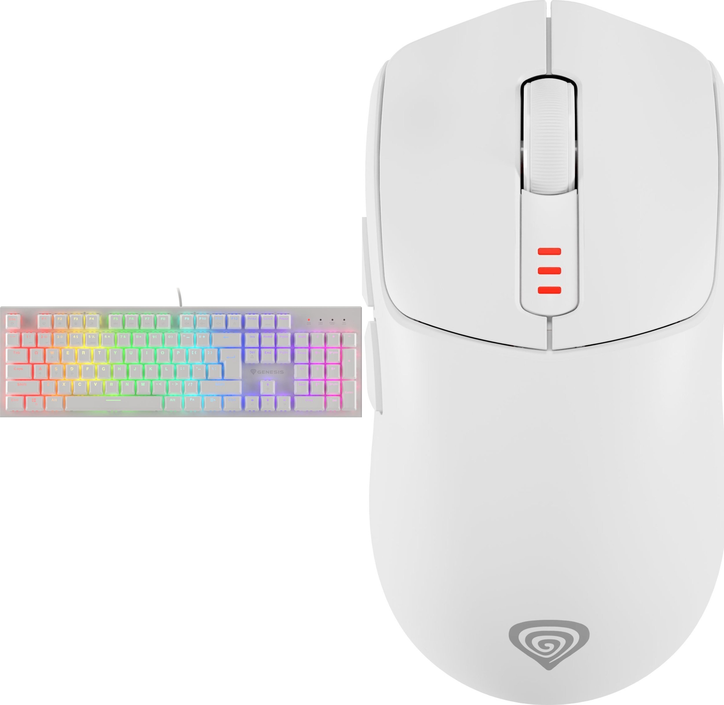 Klawiatura Genesis Thor 303 - Outemu Brown (NKG-1861) + Mysz ZIRCON 500 WIRELESS