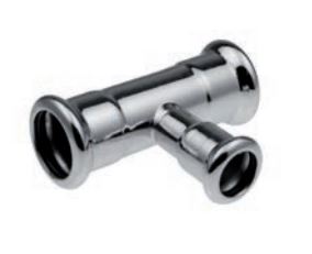 KAN-therm Trójnik redukcyjny PRESS 108x76,1x108mm - 6303399