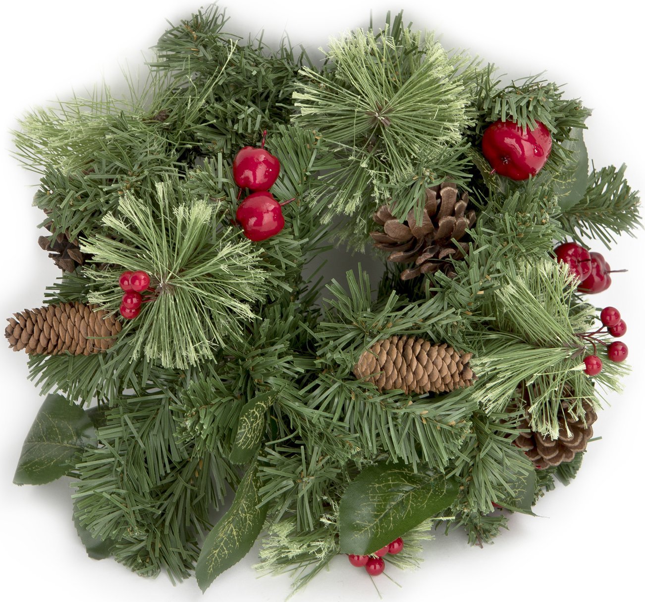 Art-Pol Ozdoba świąteczna wianek z ozdobami