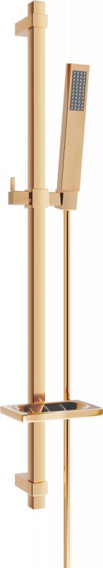 Zestaw prysznicowy Mexen Mexen DQ00 zestaw prysznicowy suwany, różowe złoto - 785004581-60