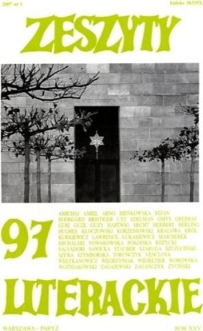 Zeszyty literackie 97 1/2007
