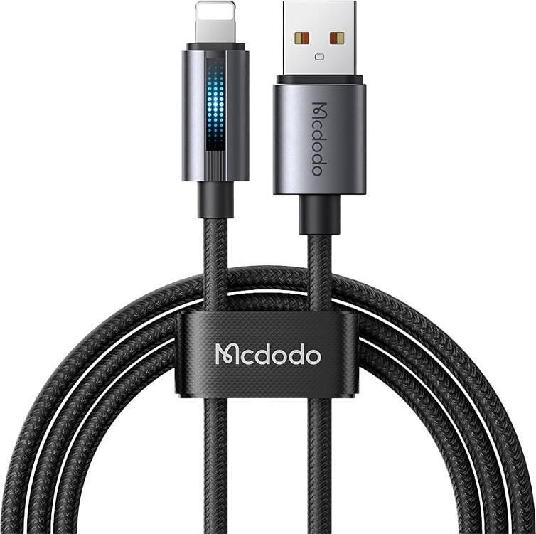 Kabel USB Mcdodo USB-A - Lightning 1.2 m Czarny (CA-5660)