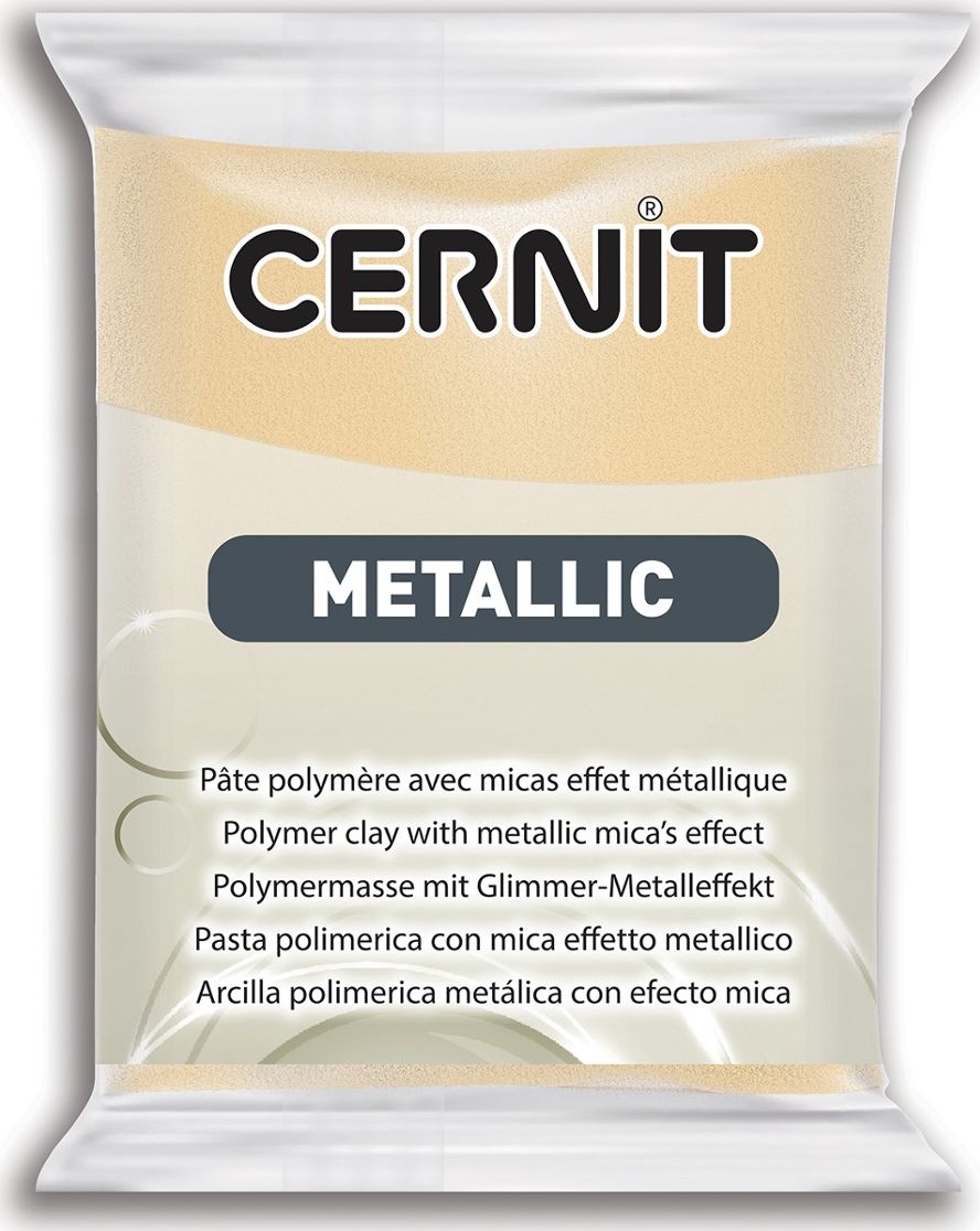 The Clay and Paint Factory Modelina Cernit Metaliczna Szampan 56 g