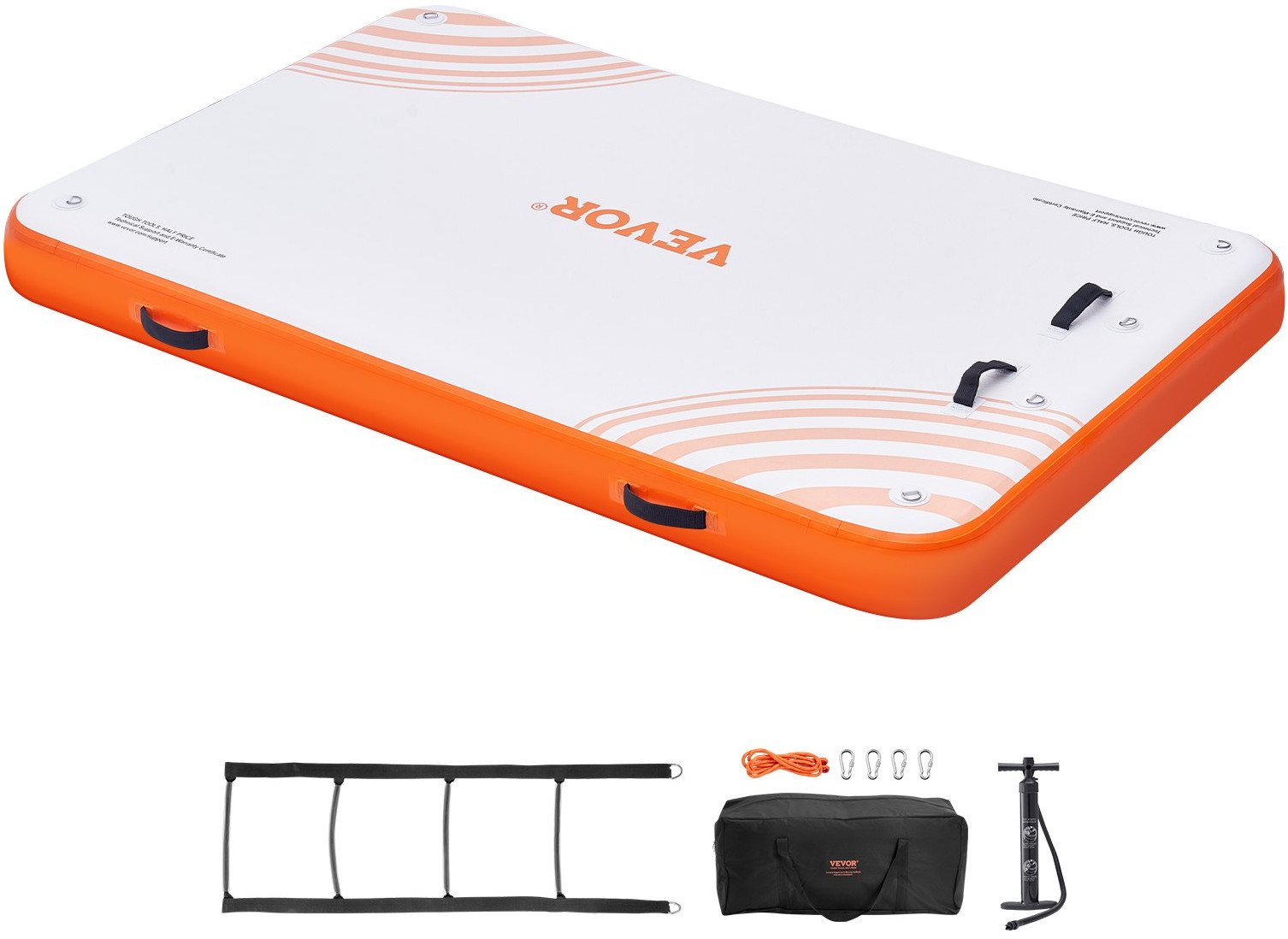 Platforma Pływająca Wodna Dmuchany Materac 2,43 x 1,52 m