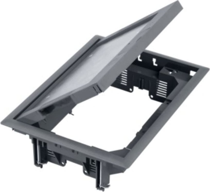 Kontakt-Simon Simon Connect Puszka podłogowa 8x K45 lub 4xSIMON500 z pokrywą 5mm szary