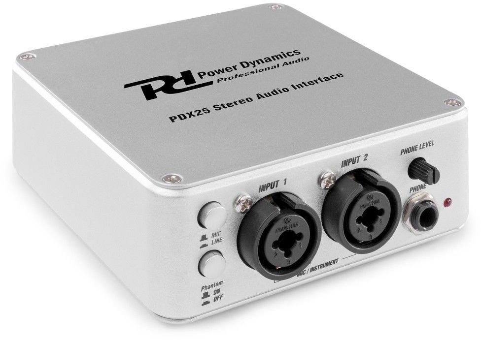 Interfejs audio 2CH USB Power Dynamics PDX25 one size