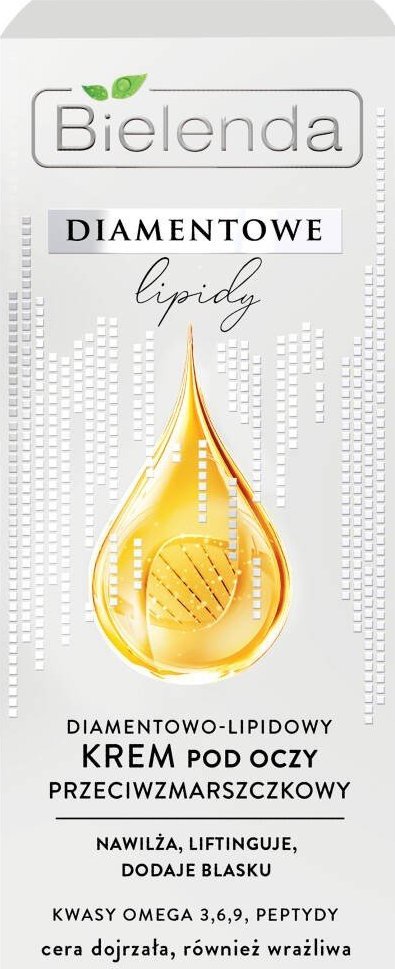 Bielenda Bielenda Diamentowe Lipidy Diamentowo-Lipidowy Krem pod oczy przeciwzmarszczkowy 15ml