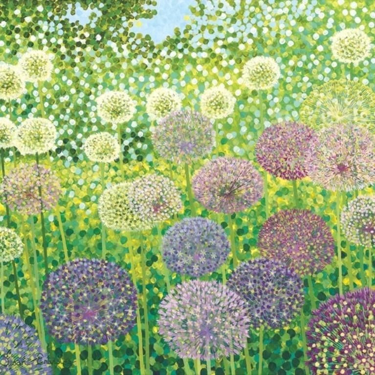 Susan Entwistle Karnet z kopertą Czosnek Globemaster