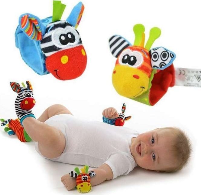 Grzechotka zabawka na rączki 2 szt.