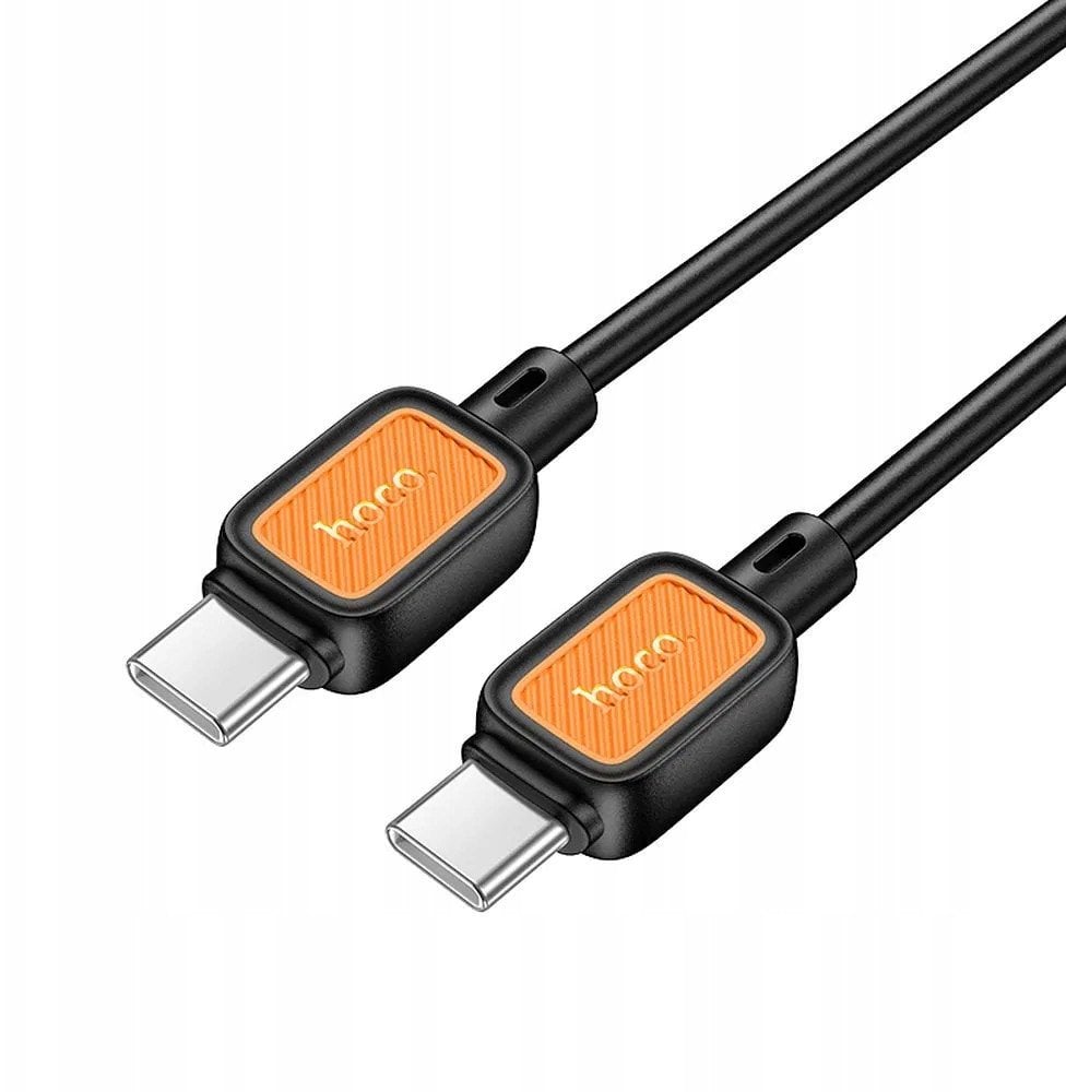 Kabel USB Hoco USB-C - USB-C 1 m Czarny