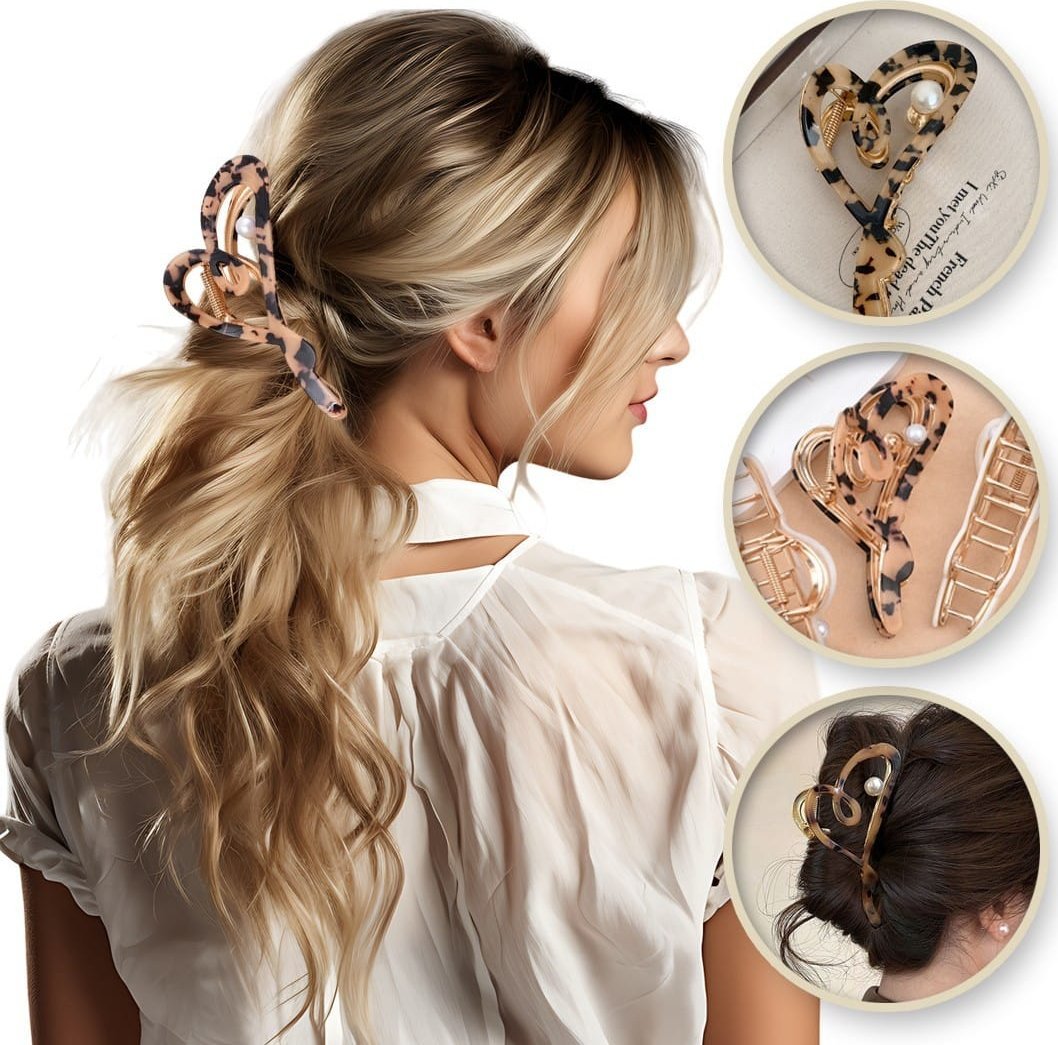 ECARLA Klamra d/wł. SP342PAN metalowa panterka