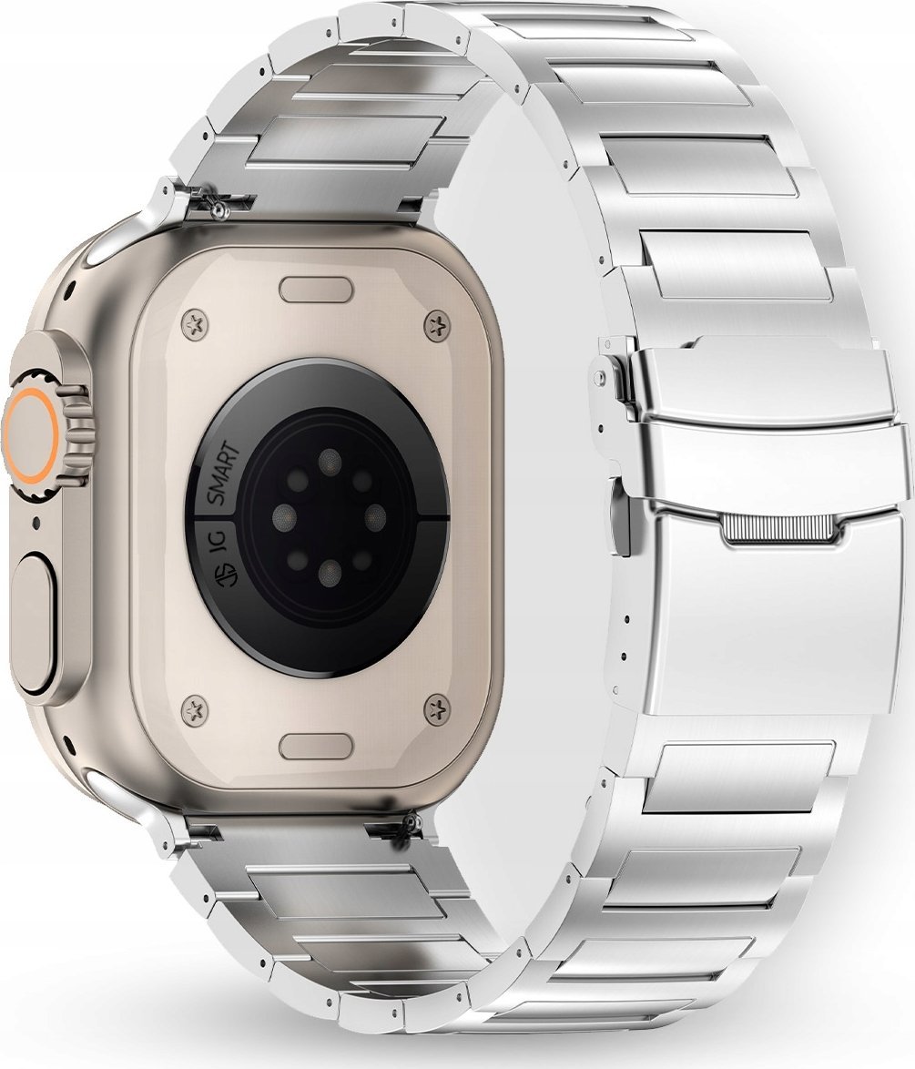 SREBRNA BRANSOLETA do APPLE WATCH 4 5 6 7 8 9 SE ULTRA 42mm 44mm 45mm 49mm