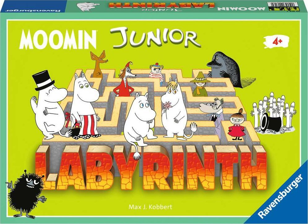 Ravensburger Gra planszowa Labyrinth: Junior - Moomin (edycja skandynawska)