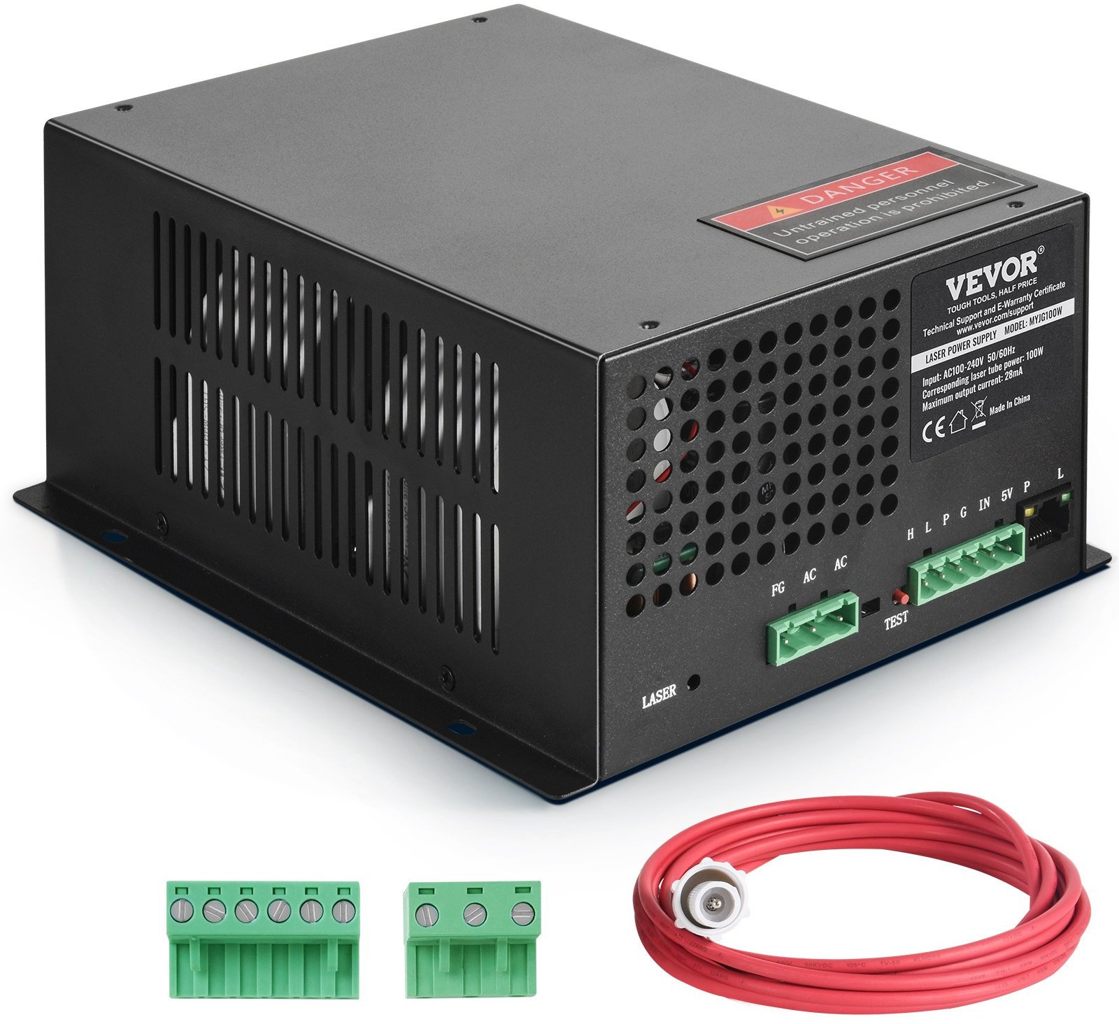 Zasilacz do tuby laserowej CO2 100W do grawerek, cutterów, ploterów