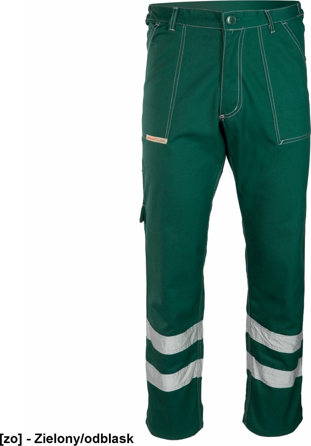 Polstar ABSP - BRIXTON CLASSIC SPODNIE DO PASA, POLIESTER/BAWEŁNA (65% /35%), 290G/M2, - zielony 114