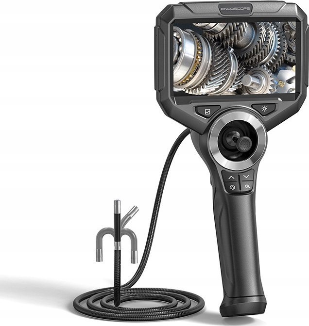 Kamera Inspekcyjna RUCHOMA GŁOWICA 720 Endoskop Boroskop IP67 Warsztatowa