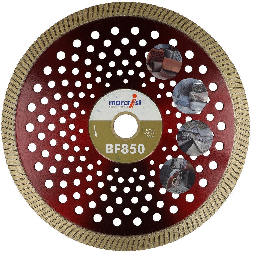 BF750 TARCZA PRECYZ. DO MAT. BUD. 125 X 22.2