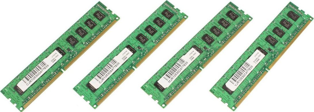 Pamięć serwerowa CoreParts CoreParts 16GB DDR3 1600MHz Kit moduł pamięci 4 x 4 GB Korekcja ECC