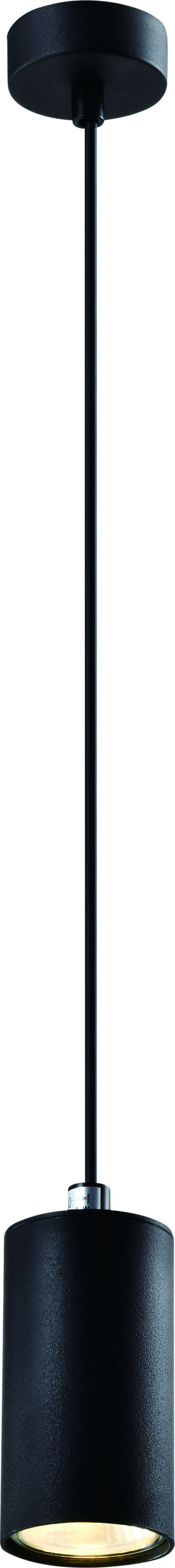 Lampa wisząca Candellux Nowoczesna lampa sufitowa LED Ready czarna Candellux TUBO 31-78537