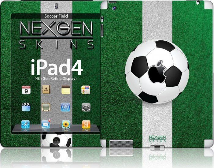 Nexgen Skins Nexgen Skins - Zestaw Skórek Na Obudowę Z Efektem 3d Ipad 2/3/4 (soccer Field 3d)