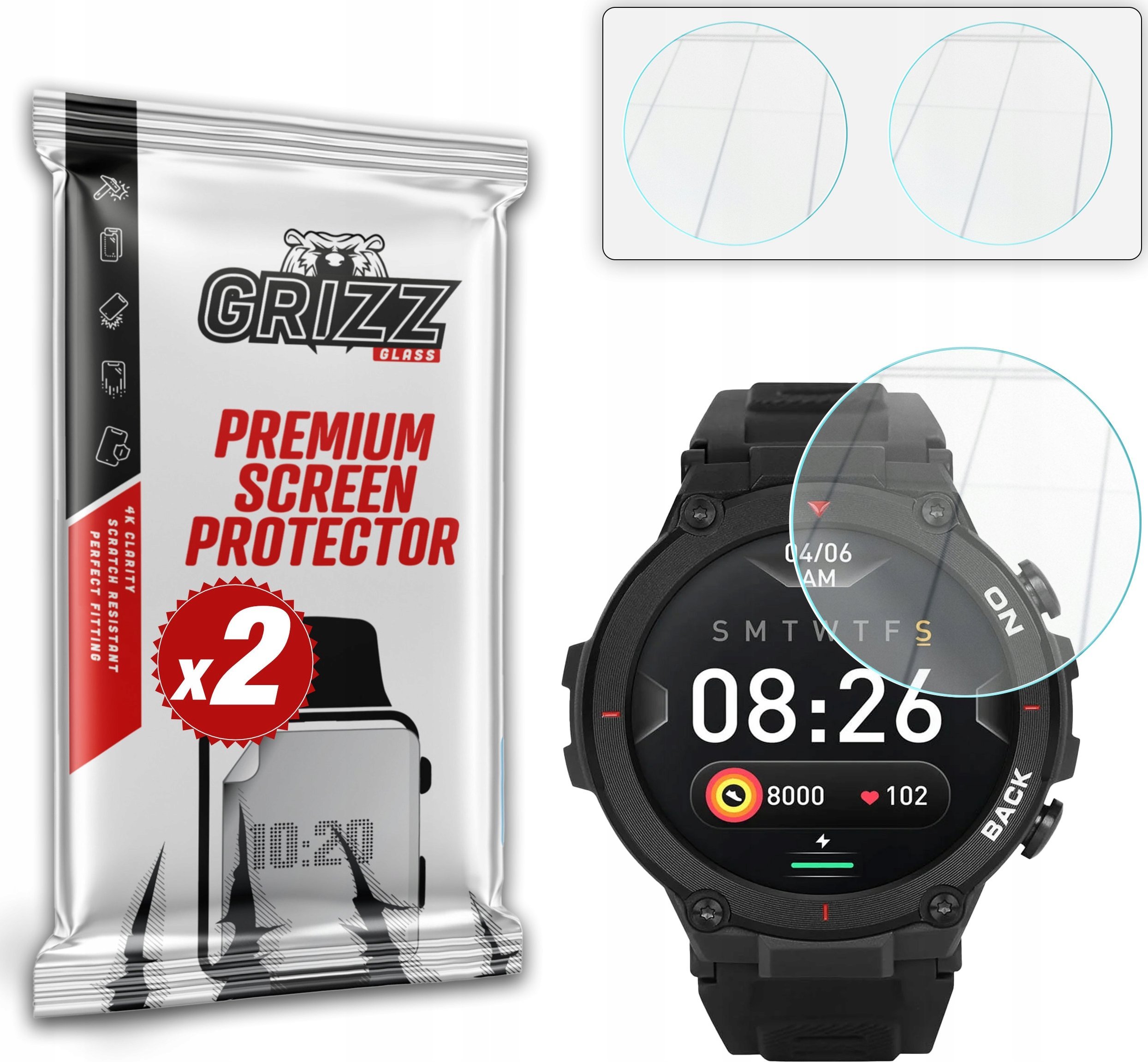 Szkło hybrydowe GrizzGlass HybridGlass do Garett GRS