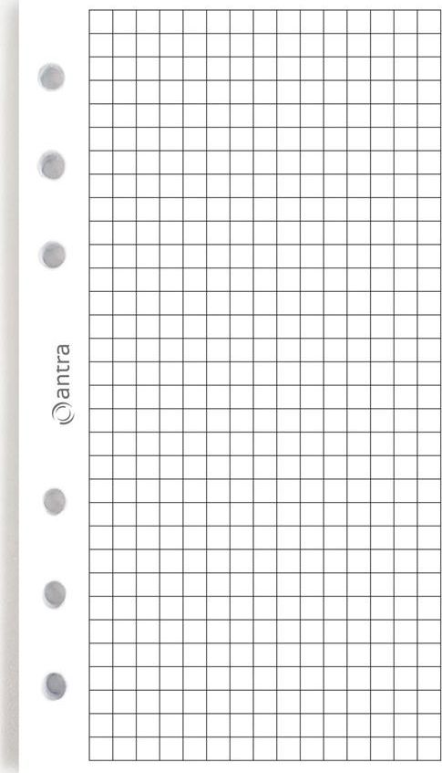 Antra Wkład do organizera ST kratka biała ANTRA