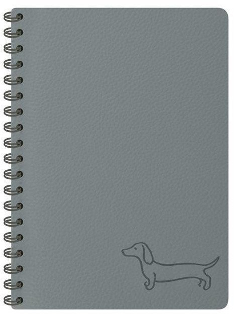 Kołozeszyt popielaty 11x15cm