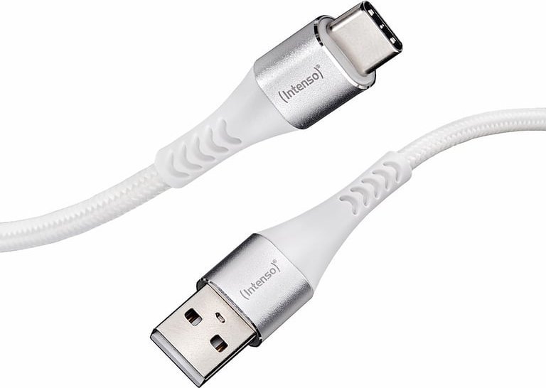 Kabel USB Triton USB-A - USB-C 1.5 m Biały (7901102)