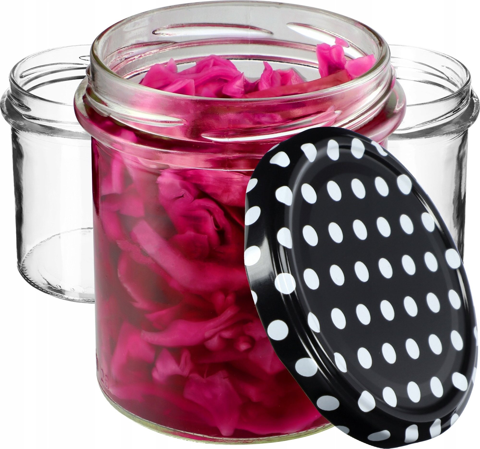 Kadax 10x Słoik 350 ml Na Dżem Miód Mięso Zakrętki fi82