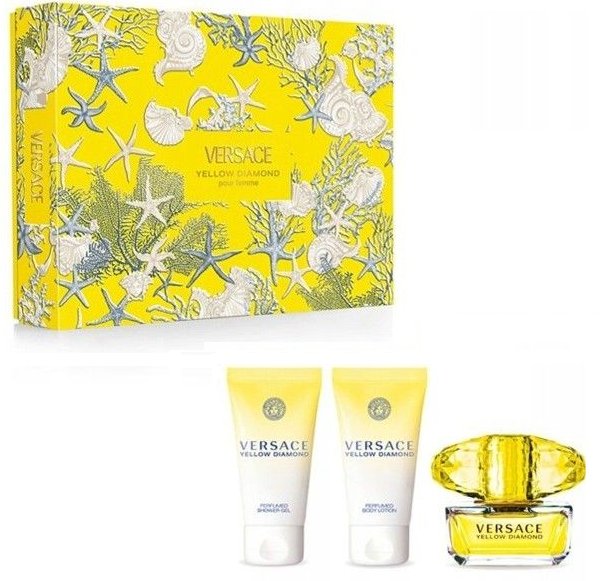 VERSACE Yellow Diamond EDT 50ml + SG 50ml + BL 50ml