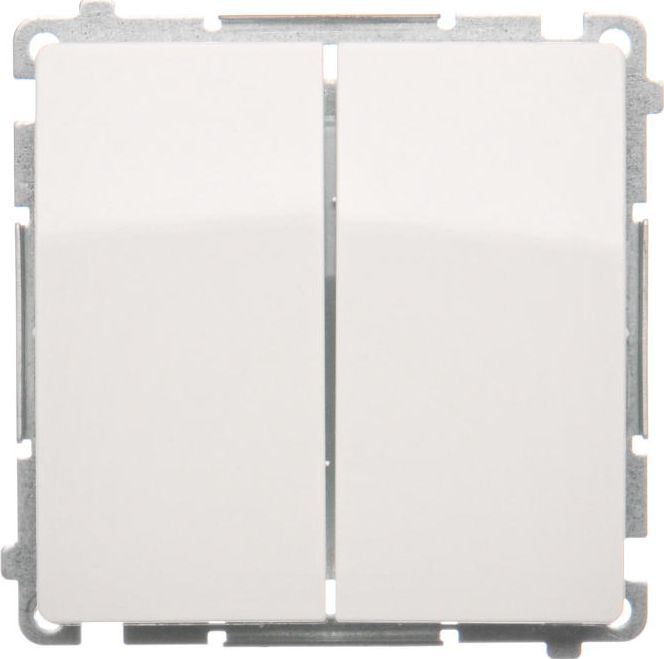 Kontakt-Simon Łącznik świecznikowy podwójny biały z podświetleniem - BMW5L.01/11